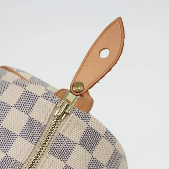 LOUIS VUITTON Damier Azur Speedy 30 Hand Bag - Picture 9 of 16